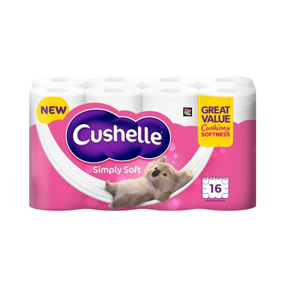 Cushelle Simply Soft Toilet roll 16's