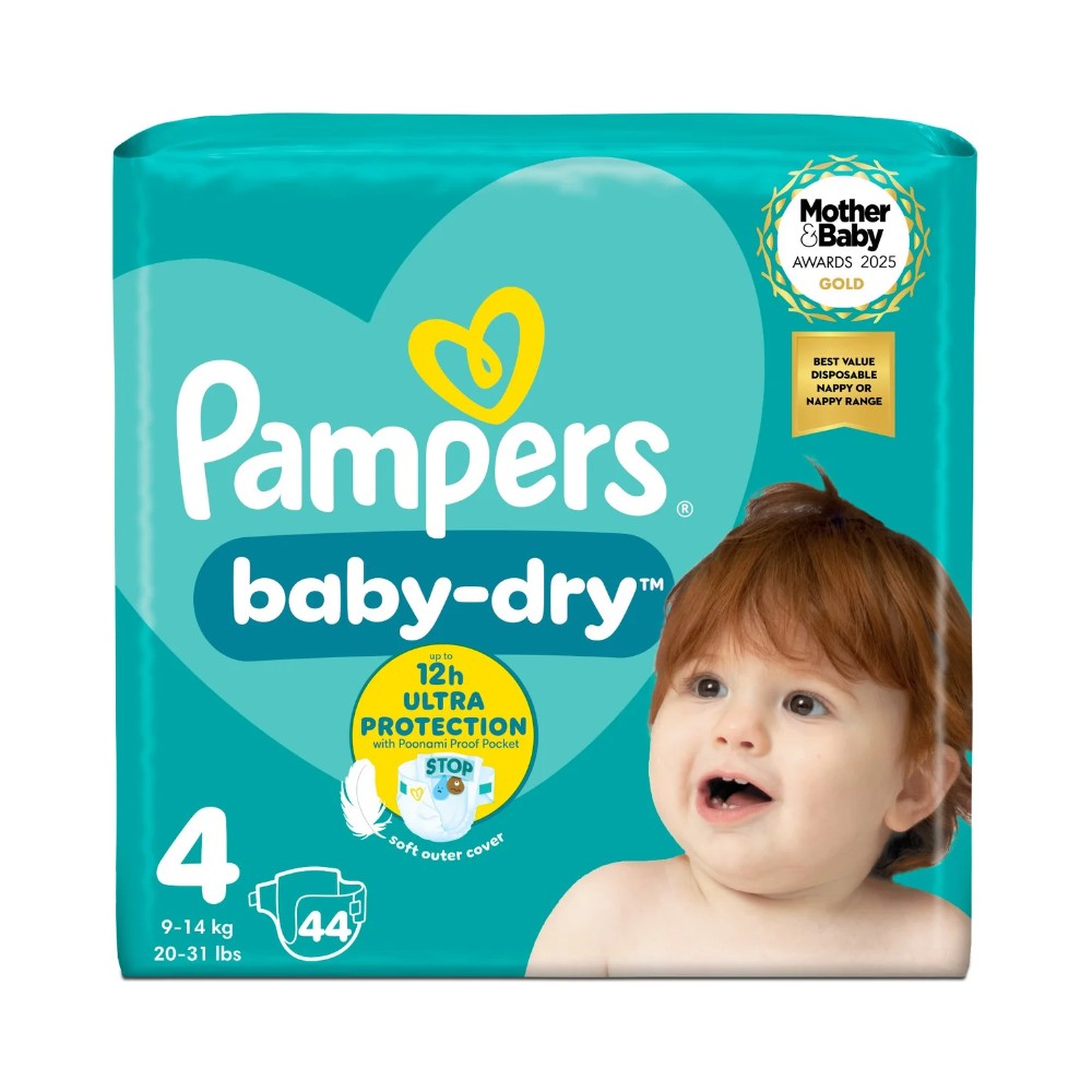 Pampers Baby Dry Size 4 44's