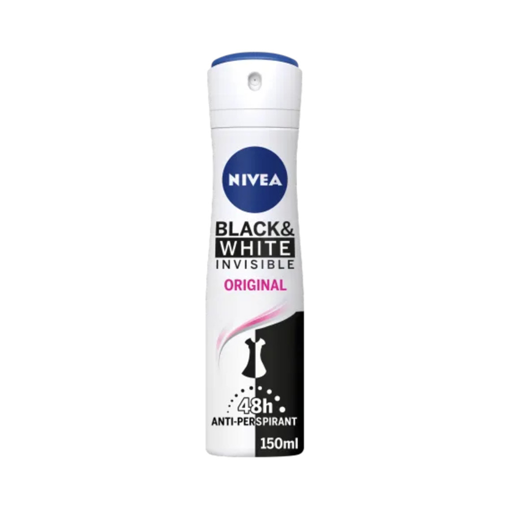 Nivea Deo Black & White Invisible Clear 150ml