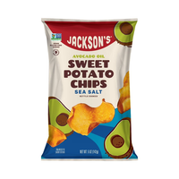 Jackson's Avocado Oil Sweet Potato Chips Sea Salt 5oz (142g)
