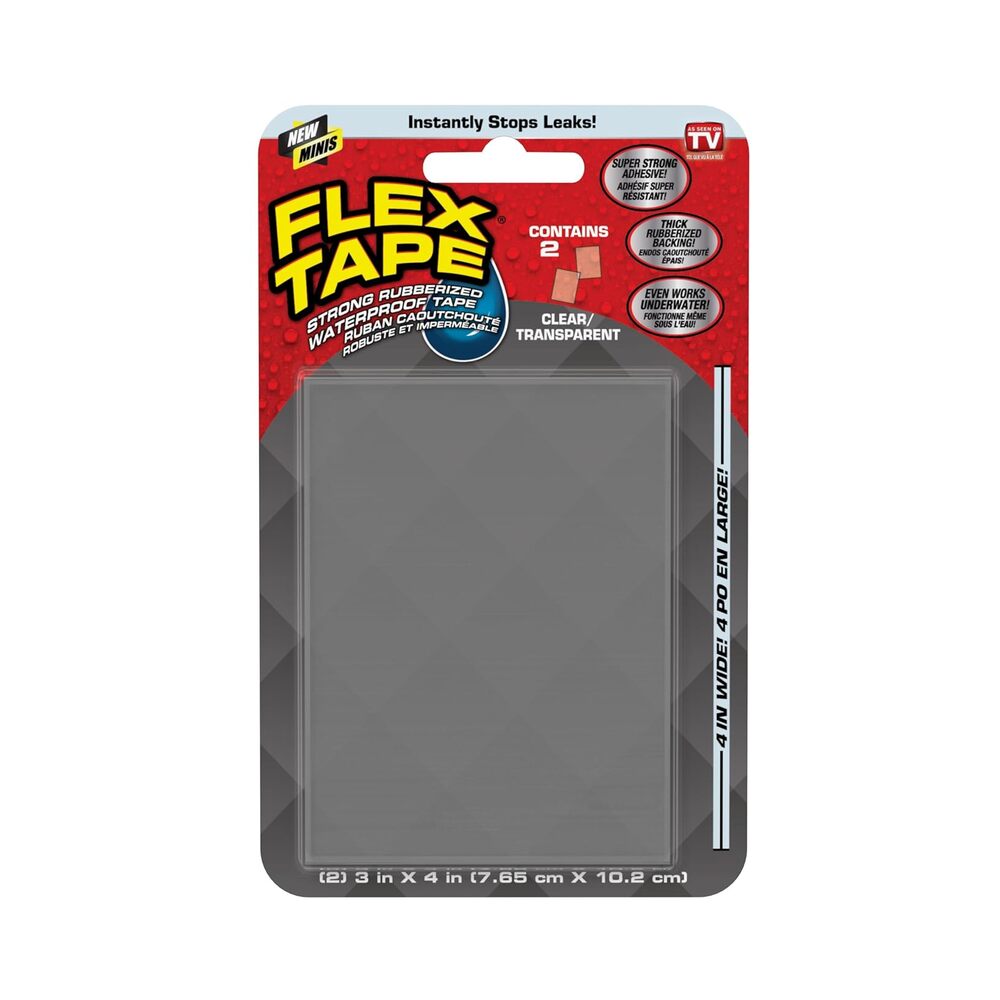 Flex Tape Mini Clear 7.65cm x 10.2cm x 2