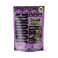 JoBurg Black Pepper Crusted Steak Slices 2oz  (56.7g)