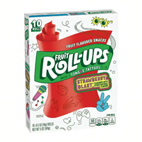 Fruit Roll Ups Strawberry Sensation 10s 5oz (141g)