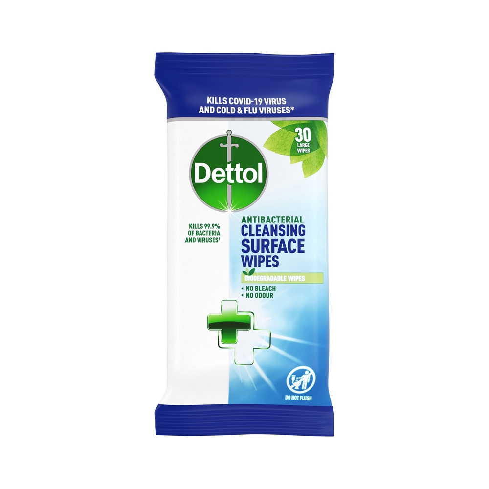Dettol Surface Wipes 30s