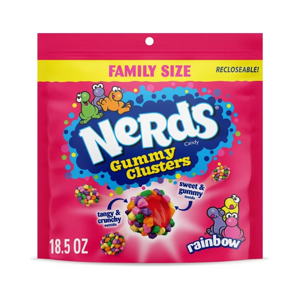 Nestle Nerds Gummy Clusters Rainbow 18.50 oz (524g)