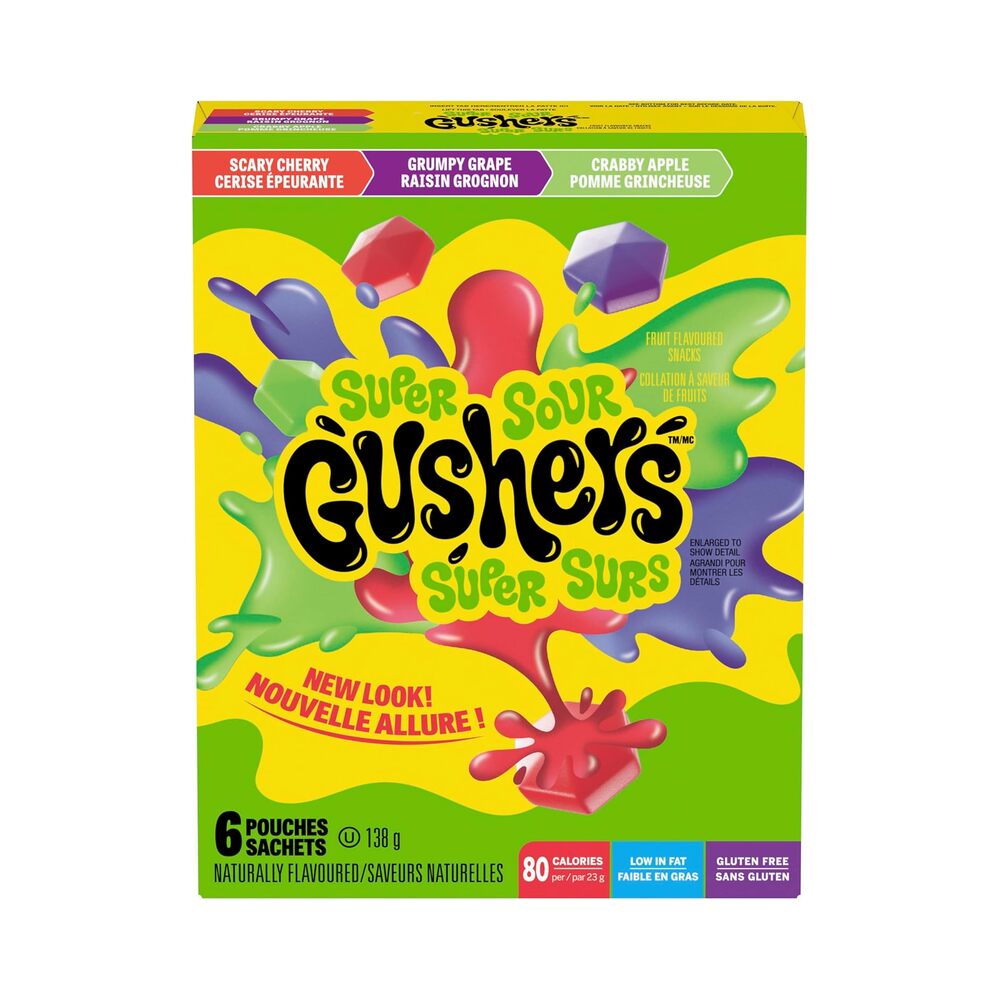 Gushers Super Sour 6s 4.8oz (138g)
