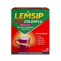 Lemsip Max Sachet  Blackcurrant 10's