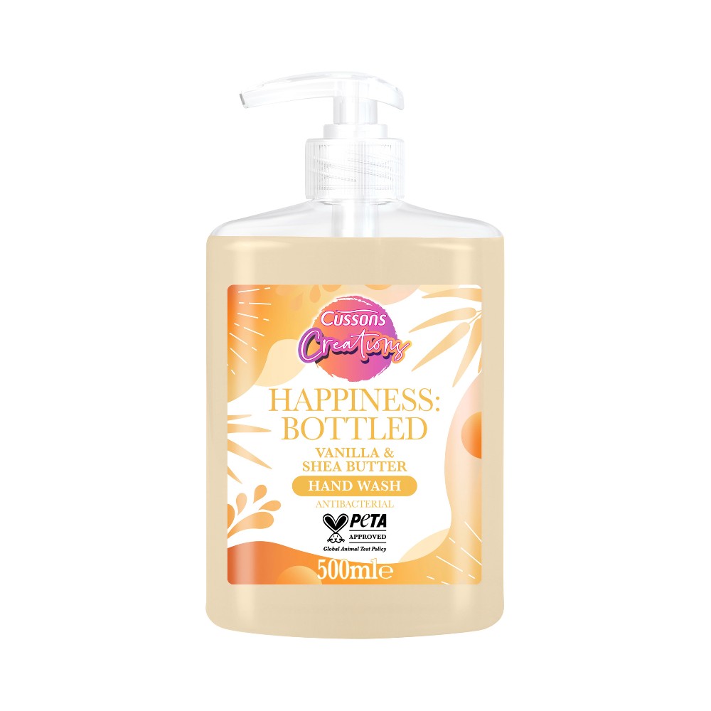 Cussons Creations Happiness Bottled Vanilla & Shea 500ml