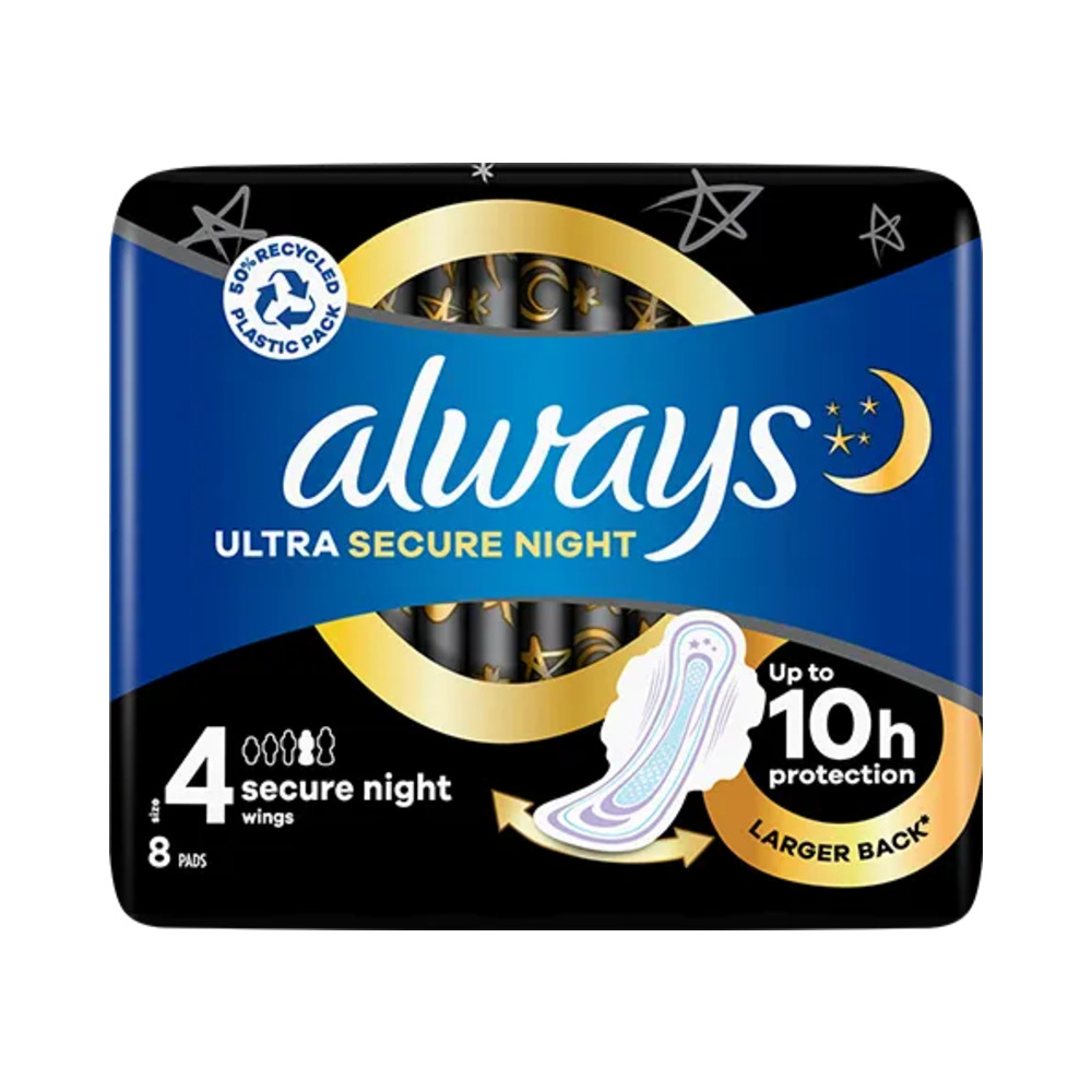 Always Ultra Secure Night Wing 8's PM £2.69