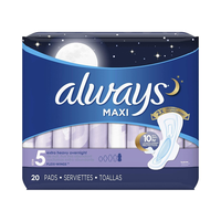 Always Maxi Overnight Pads Sze 5 20's