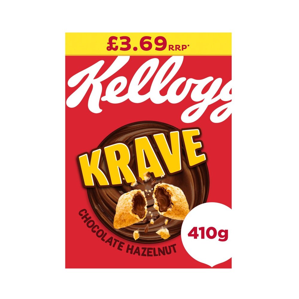 Kellogg's Krave Chocolate Hazelnut 410g PM £3.69