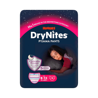 Huggies DryNites Pyjama Pants Girls 8-13 9's