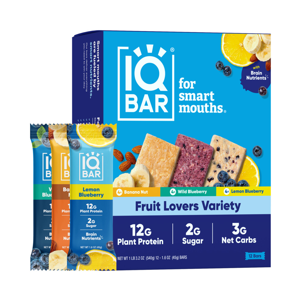 IQBar Variety Pack Fruit Lovers 1.6oz (45g)