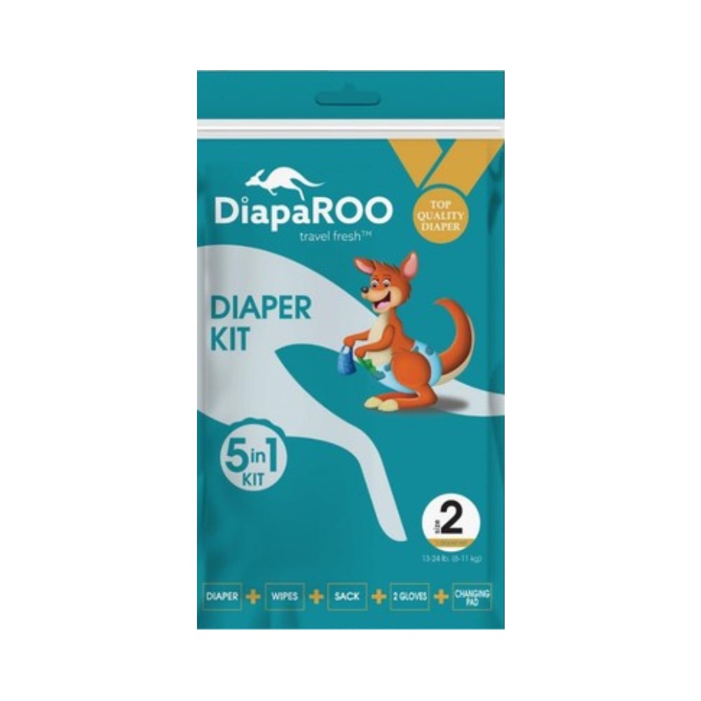 Diaparoo Diaper Kit 5in1 Size 2