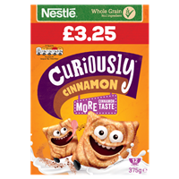 Nestle Curiously Cinnamon 375g PM £3.25