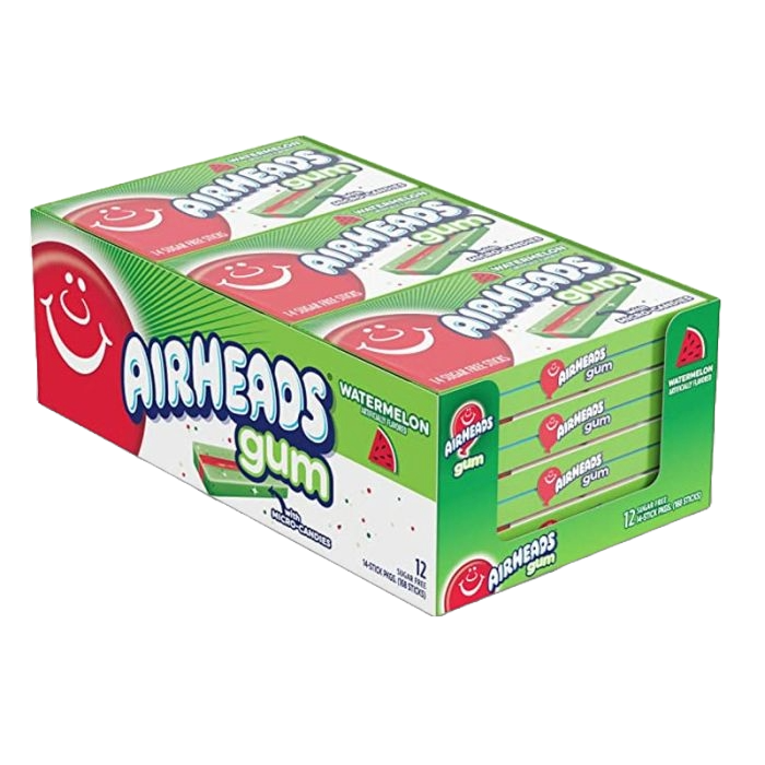 Airheads Gum Watermelon 1.185oz (34g)