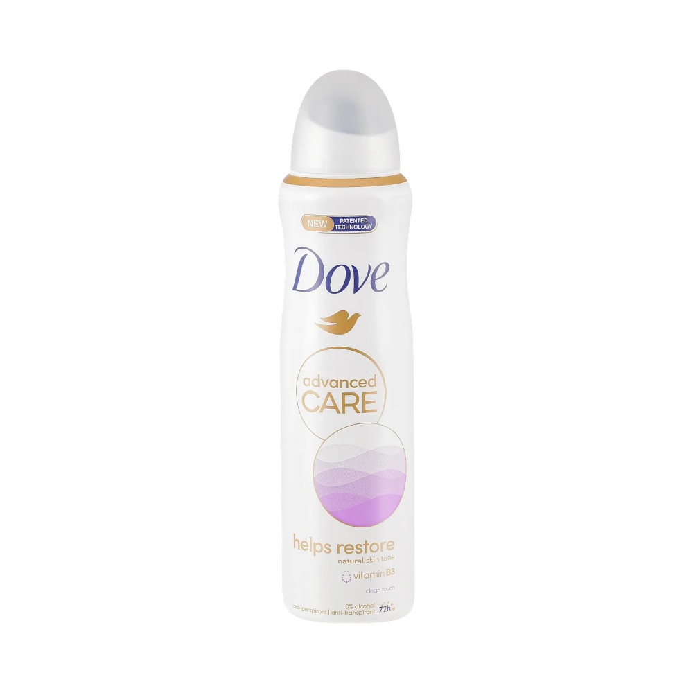 Dove AC AP Spray Clean Touch 72 Hour 150ml