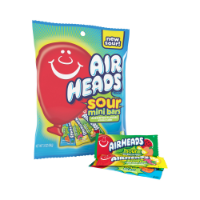 Airheads Mini Sours Assorted Peg Bag 3oz (85g)