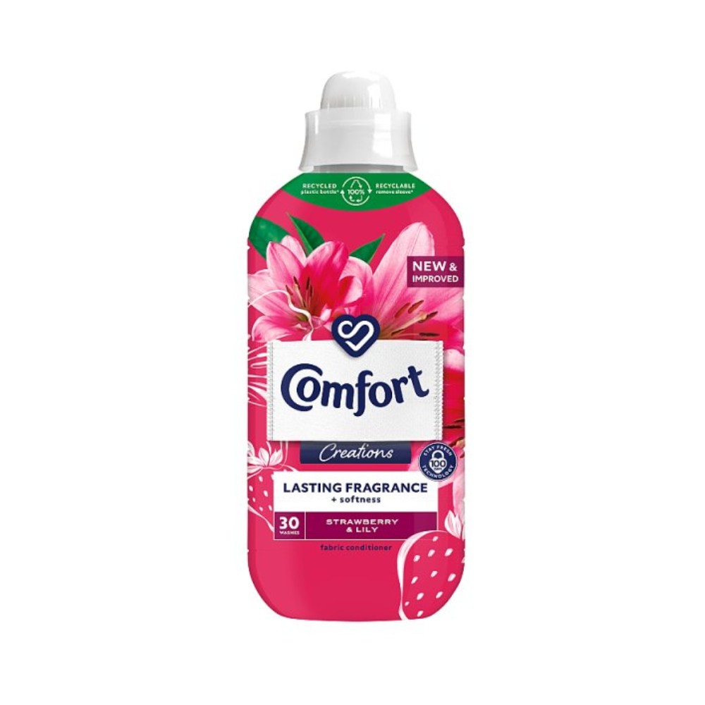 Comfort Creations Fabric Conditioner Strawberry & Lily 30w 900ml