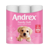 Andrex Toilet Paper Family Soft 9's