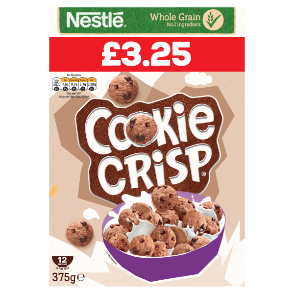Nestle Cookie Crisp 375g PM £3.25
