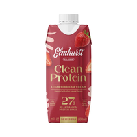 Elmhurst Clean Protien Strawberry & Cream RTD Protie Shake 11oz (330ml)