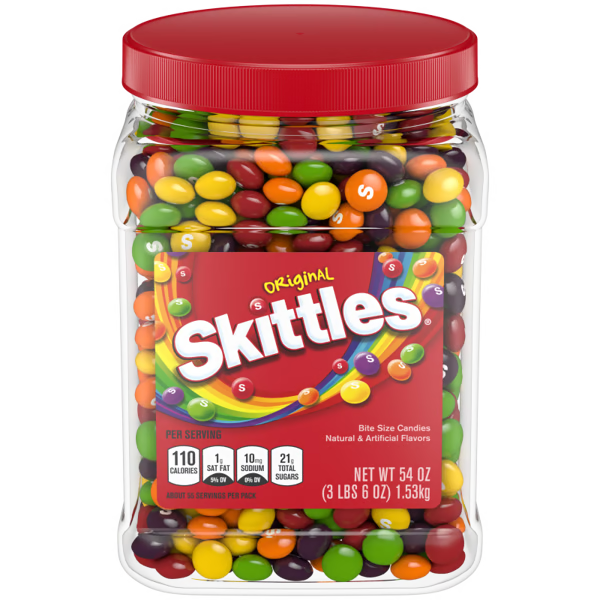 Skittles Original Tub 54oz (1.53kg)