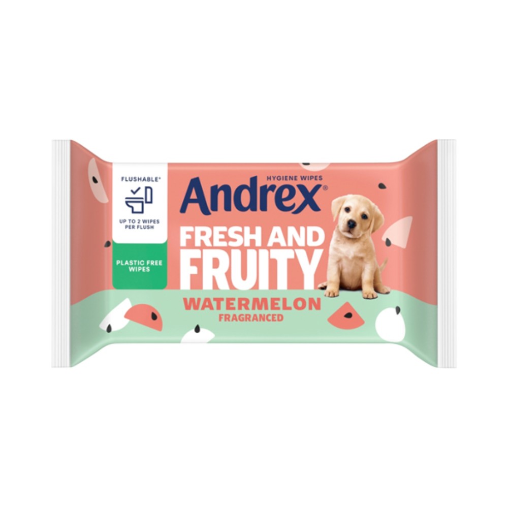 Andrex Hygiene Wipes Fresh and Fruity Watermelon 30's