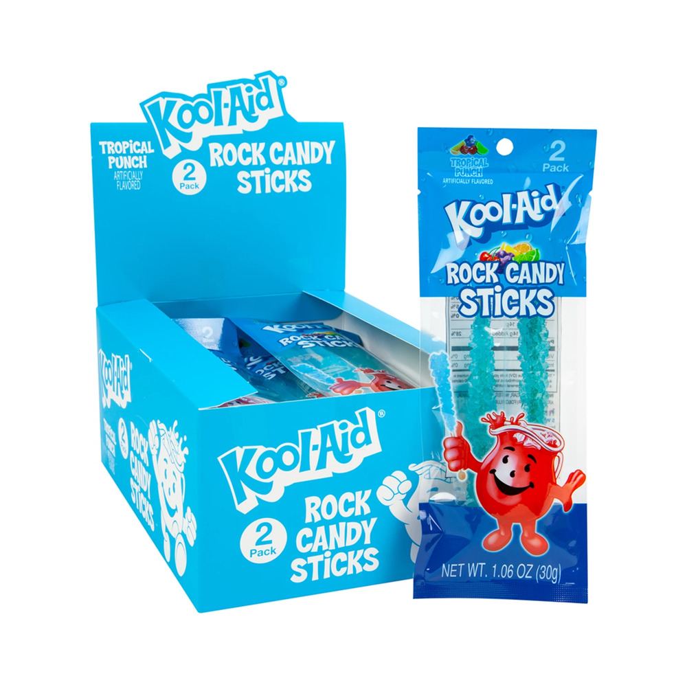 Kool Aid Rock Candy Sticks 1.6oz (30g)