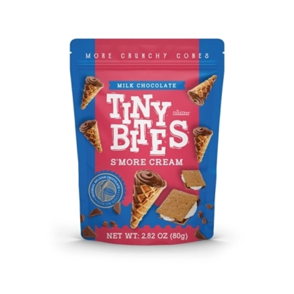 Tiny Bites S'more Cream Crunchy Cones 2.82oz (80g)