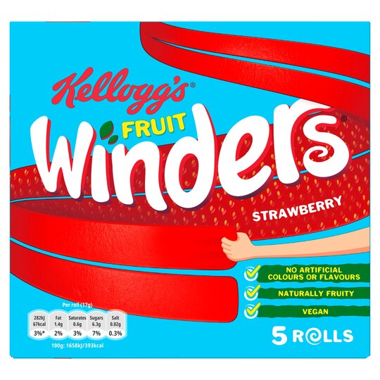 Kellogg's Winders Strawberry 5x17g