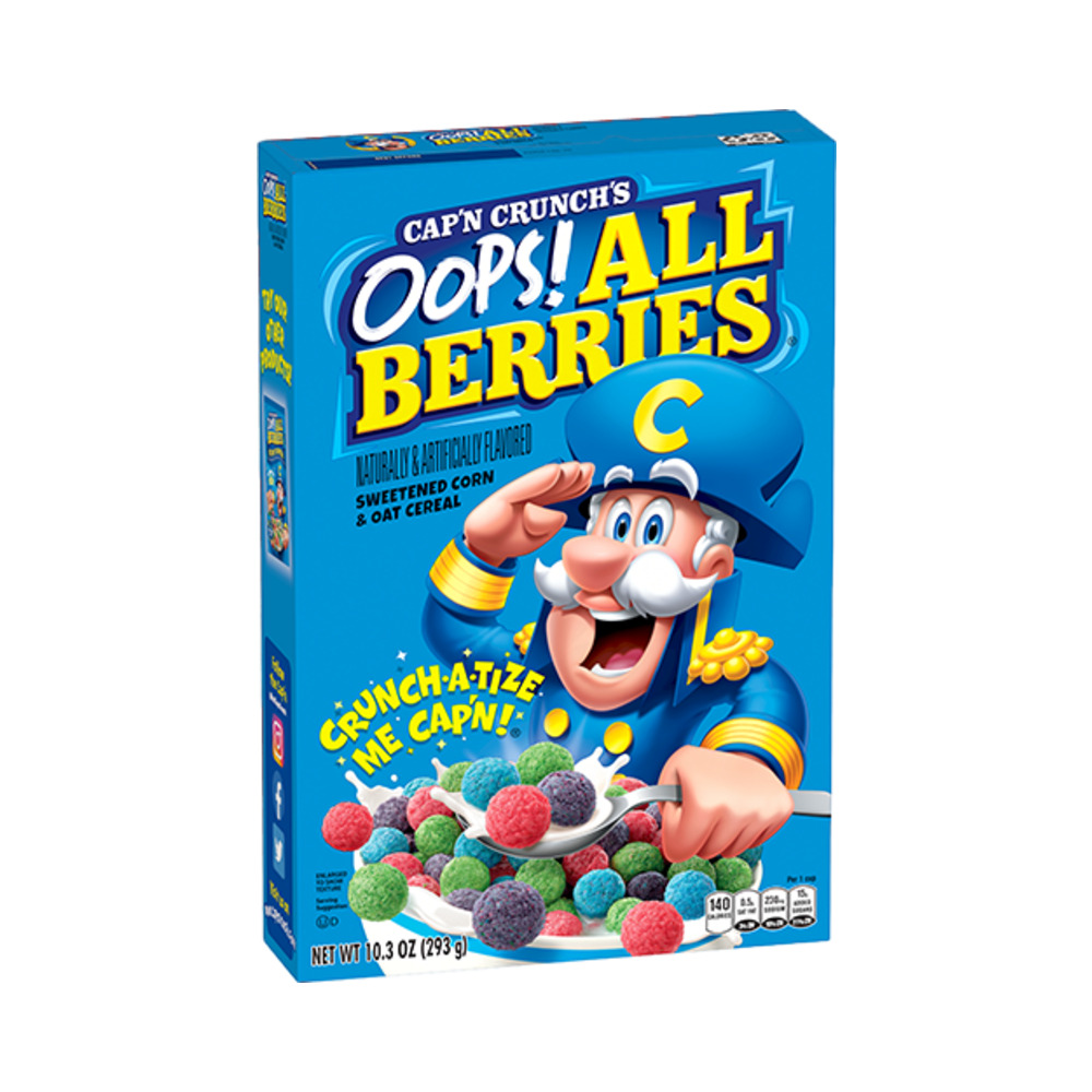Quaker Captain Crunch Oops All Berries 10.3oz (293g)