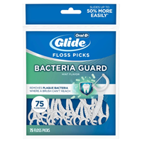 Oral-B Glide Floss Picks Bacteria Guard 75's