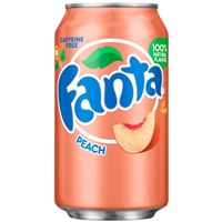 Fanta Peach Soda Can 12oz (355ml)