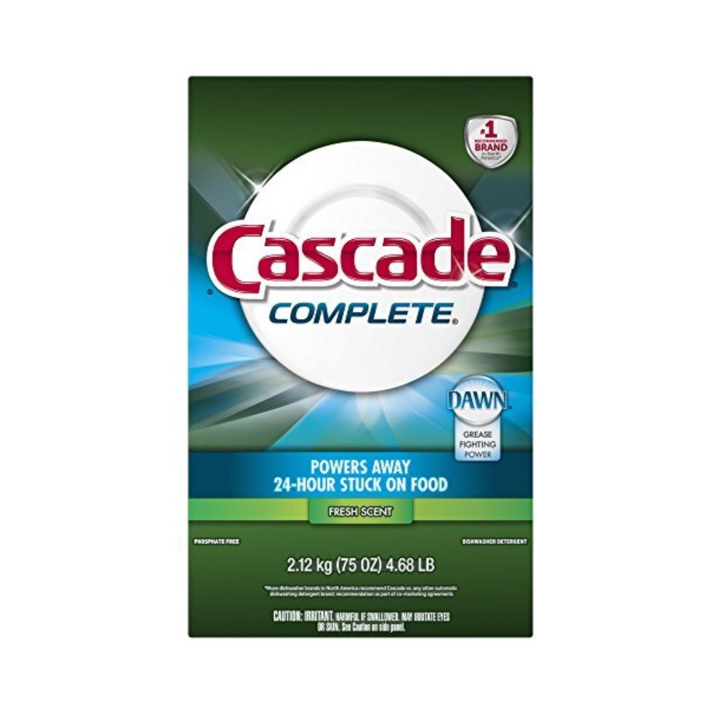 Cascade Dishwasher Powder Fresh Scent 75oz (2.12kg)
