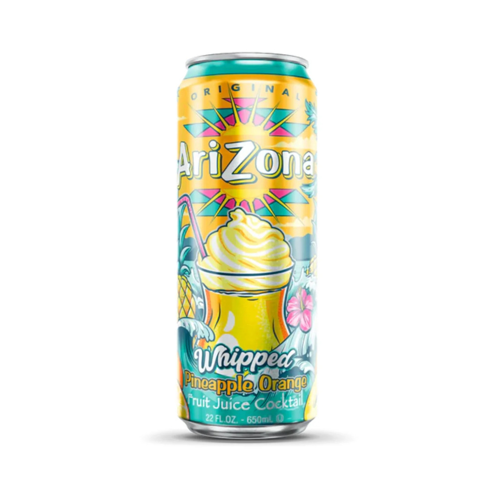 Arizona Whipped Pineapple With Orange Fruit Juice 22oz (650ml)
