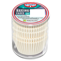 Dr. Oetker Baking Cases White 100s