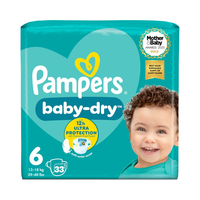 Pampers Baby Dry Size 6 33's
