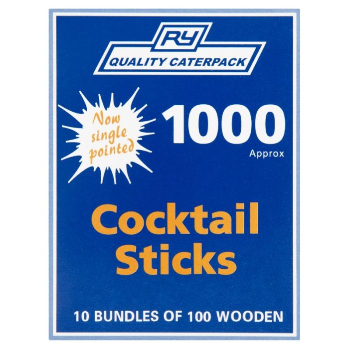 Caterpack Enviro Cocktail Sticks 1000pc
