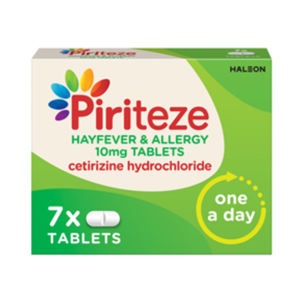 Piriteze Hayfever & Allergy Relief Tablets 7's