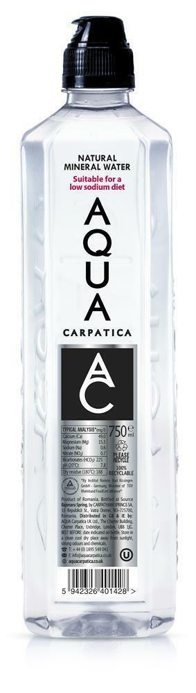 Aqua Carpatica - Still Natural Mineral Water 750ml Sportscap (PET)
