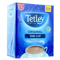 Tetley One Tea Bags 72'S PM £1.79