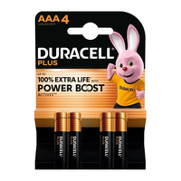 Duracell AAA Plus Power With Power Boost Actives 4s