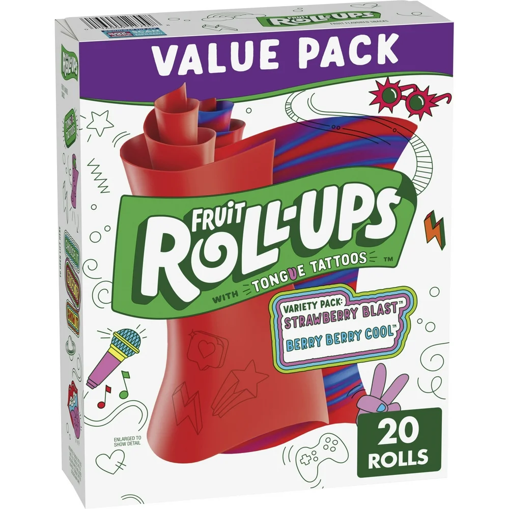 Fruit Roll Ups Variety Pack 20's