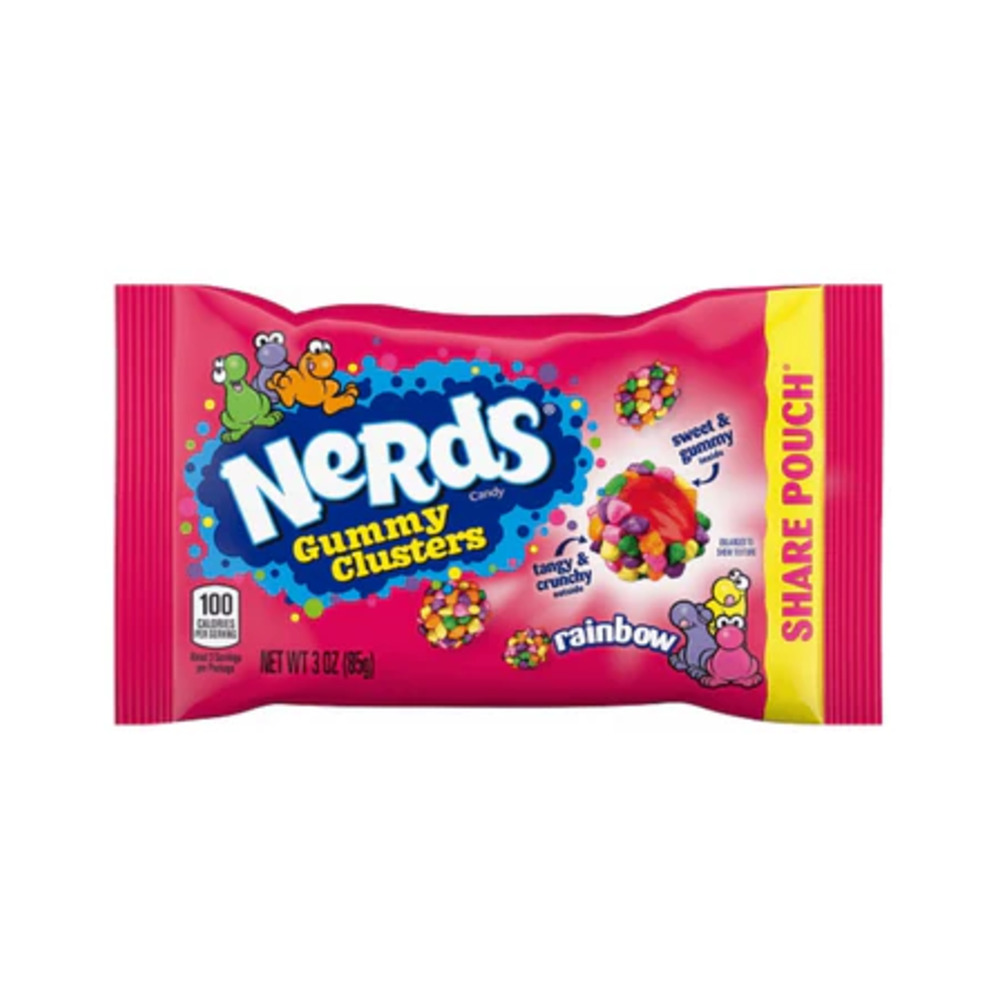 Nestle Nerds Gummy Clusters Rainbow Share Pack 3oz (85g)