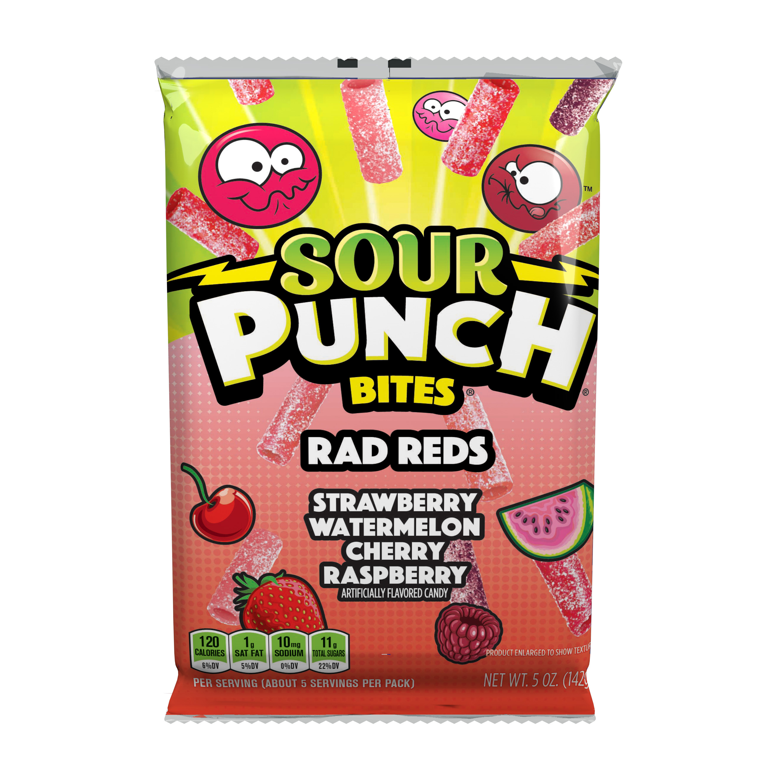 Sour Punch Bites Rad Reds 5oz (142g)