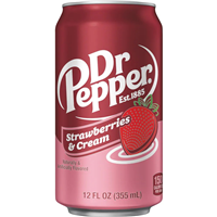 Dr Pepper Strawberries & Cream 12oz (355ml)