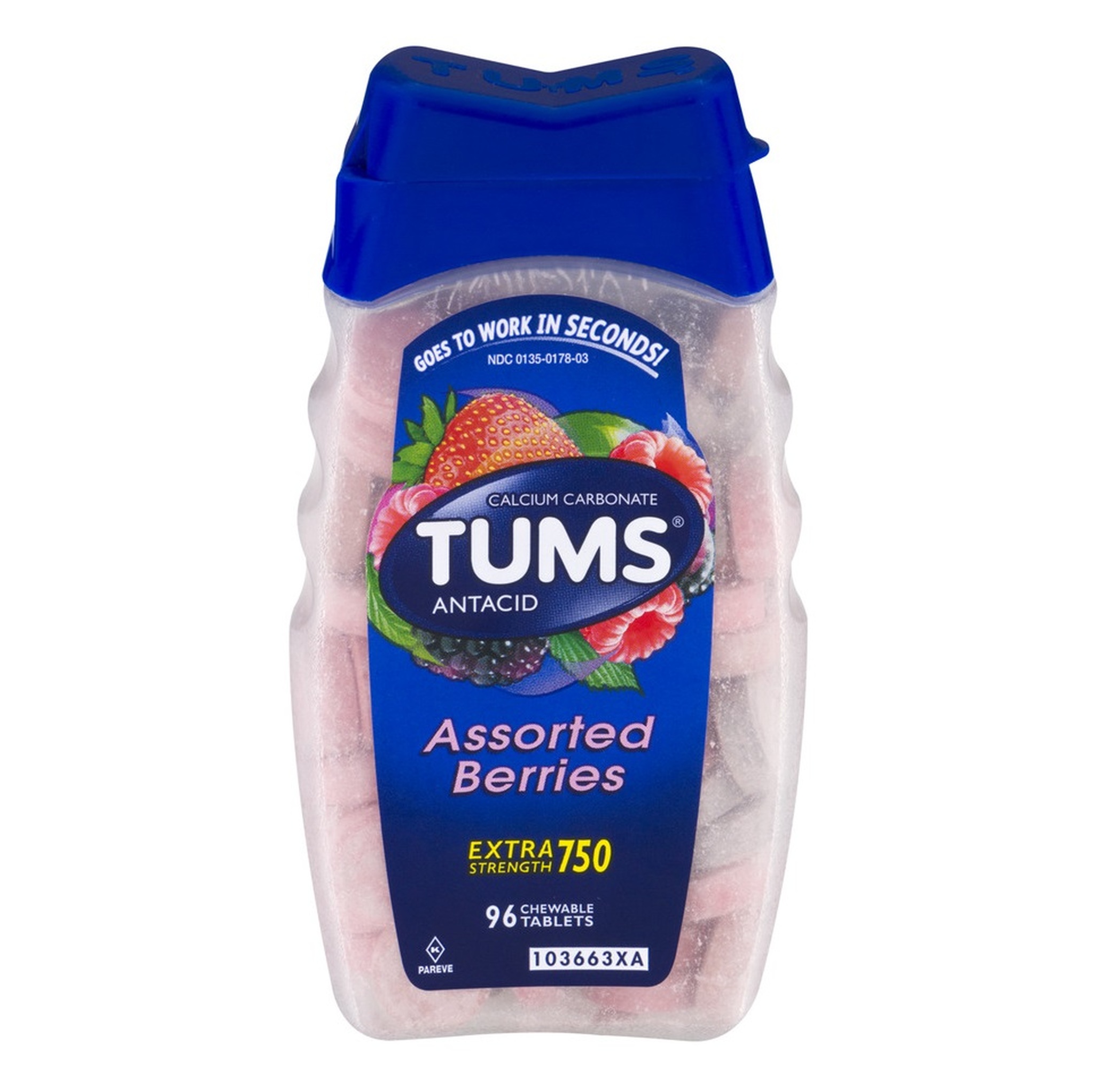 Tums Assorted Berries 96’s