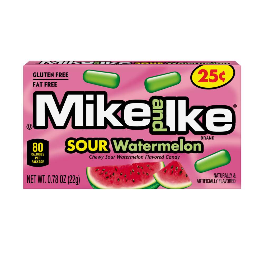 Mike & Ike Watermelon Priced 0.78oz (22g)