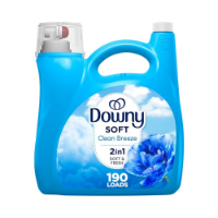 Downy Liquid Clean Breeze 2in1 Soft & Fresh 190w 140oz (4.14L)